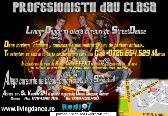 Scoli de dans - Trupa Efekt impreuna cu Livingdance a deschis - Evenimente&Noutati